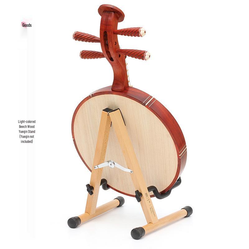 Acacia Wood Folding Stand for Yueqin and Zhongruan Instruments