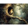 Canvas  Dark Forest Wildlife Fox Lion Black Swan Retro Posters Prints Wall Art Picture Living Room Home Decor Wall Decor