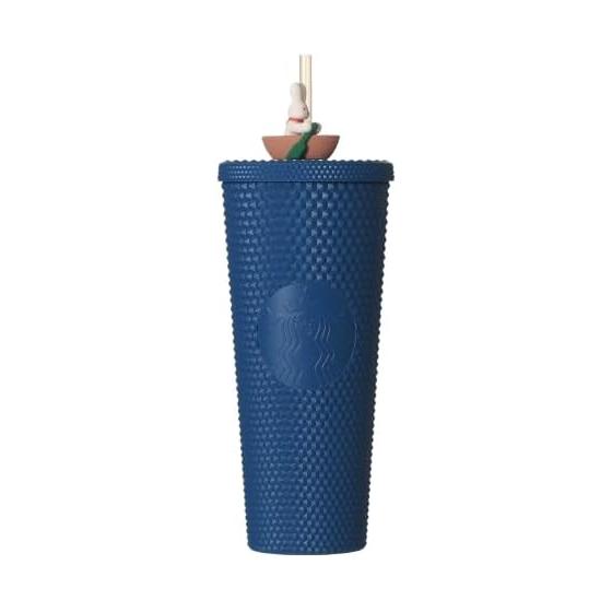 Starbucks STARBUCKS Autumn Festival 2025 Logo Cold Cup Tumbler Night Blue 710ml Tumbler Coffee Starbucks Water Bottle Present Gift Rabbit