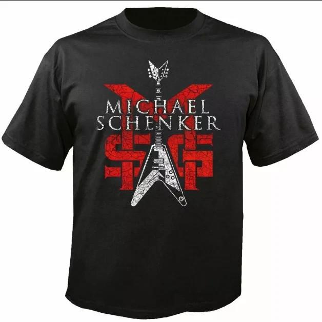 Michael Schenker  Logo Black T-Shirt All Size S-5XL DM877 Unisex T-Shirt S
