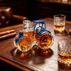 Butelka Whiskey w Kształcie Traktora, Pojemnik na Whiskey w Kształcie Pojazdu, Dekoracyjny Karafka do Wina Kieliszek Liquory do Domu Kuchni Baru
