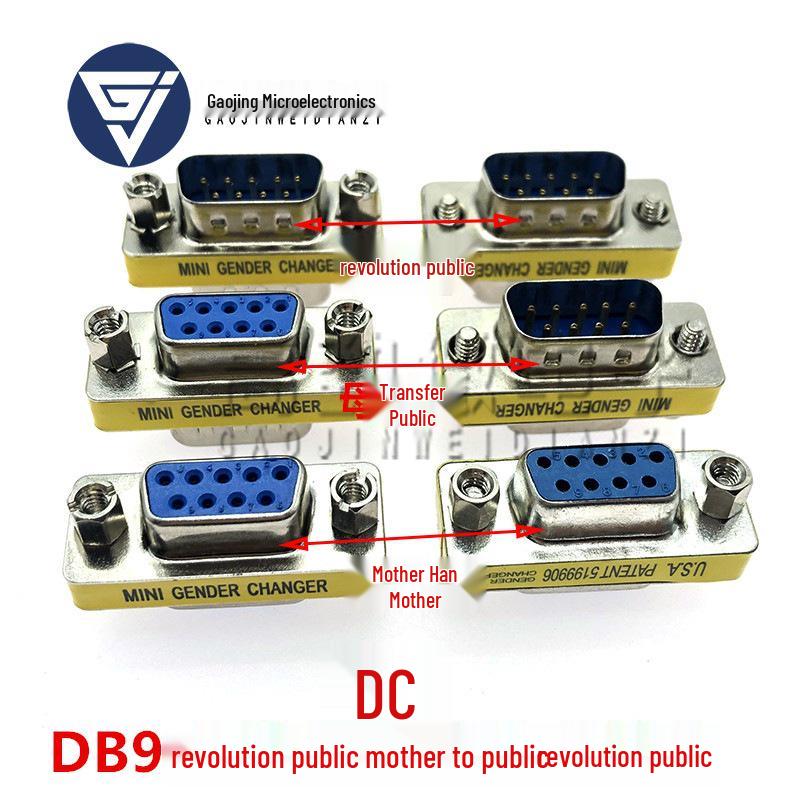 RS232 Male/Female Serial Port Adapter - DB9, DB15, DB25, DB37
