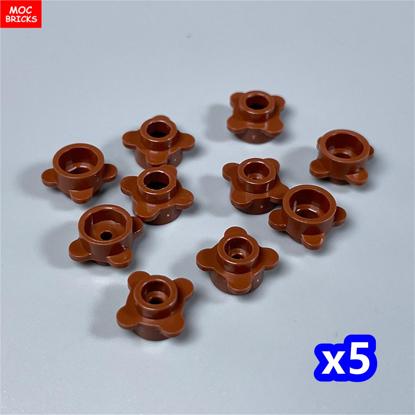 

50pcs MOC Bricks DIY plant Plate Round 1x1 Flower Jungle Garden Tree House Scene 33291 Educational Building Blocks Children Presents