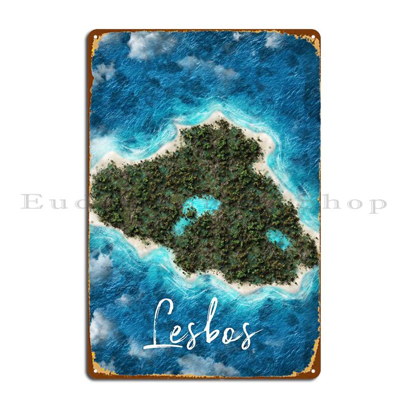 Lesbos Metal Plaque Garage Party Plates Designing Designer Create Tin Sign Poster 20x30cm(7.8x11.8inch)