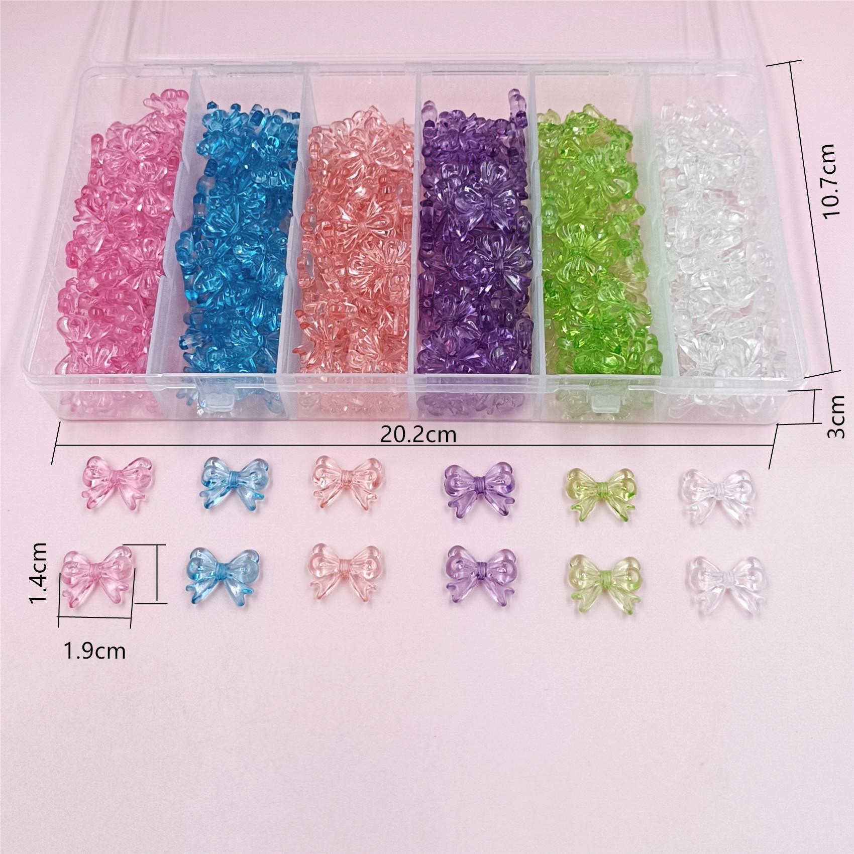 

Товары для вечеринок 15 мм*19 мм с иглой Акриловые бусины Серьги Ожерелье Браслет Аксессуары В форме банта DIY 1 Набор 6-ячеечная коробка эластичная нить Style 1