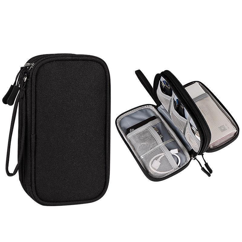 Travel Portable Digital Product Storage Bag USB Data Cable Organizer Headset Earphone Charging Treasure Box Bags Accessories