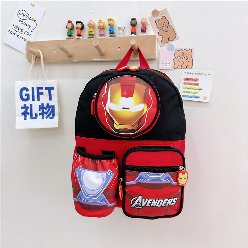Adorable Nylon Cartoon Backpack For Kids With Spacious Compartments And Fun Designs