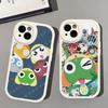 Keroro Frog Cool Gunsou Sergeant Phone Case For IPhone 16 15 14 13 12 11 Pro Max Plus Leather Shockproof Cover