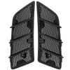Pair Hood Vent Grille Covers for Mercedes For Benz W164 GL Class 350 450 with OEM Numbers 1648804305 1648804405