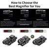 Tactical Airsoft G45 5X Magnifier 558 553 EXPS3 Red Dot Combo Scope Optics QD Mount Weaver Fit 20MM Rail Mount With Full Marking