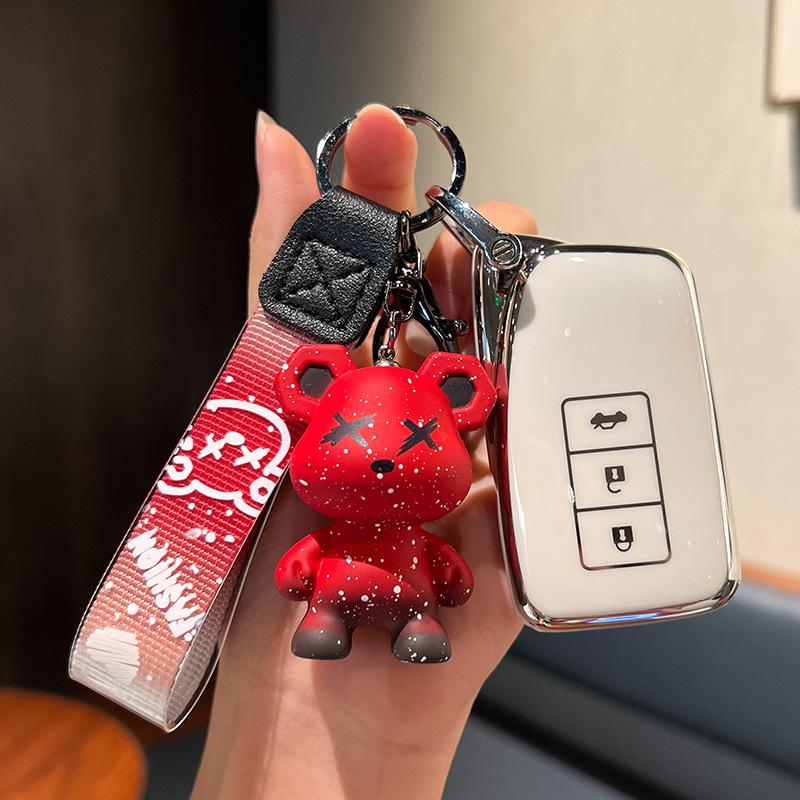 Lexus Key Case for UX260H, ES200, RX, NX, LX - Women's Car Key Bag Shell & Buckle