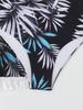 2025 Europäisches & Amerikanisches Trägerloses Quasten-Bikini-Set - Sexy Sonnenschutz-Strandbekleidung für Damen