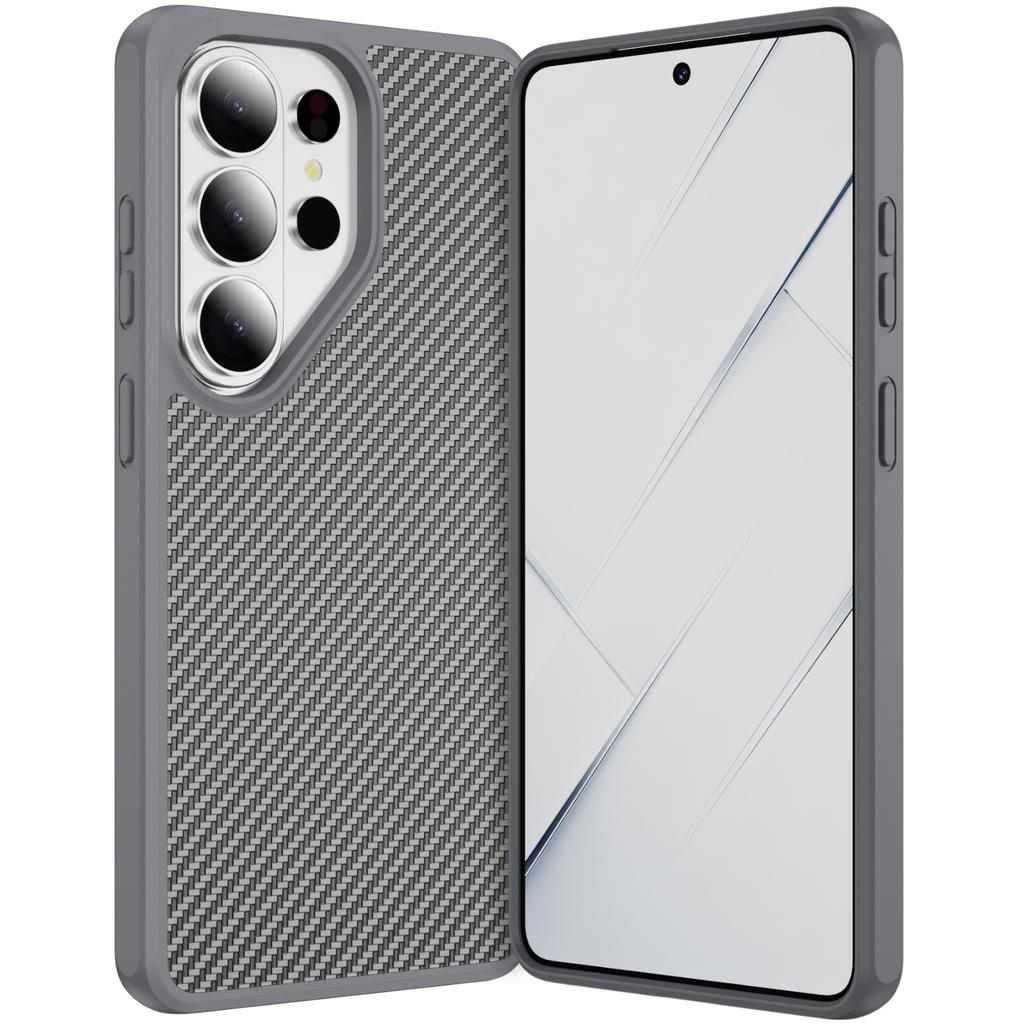 Funda Case for Samsung Galaxy S26 Ultra S25 Plus S23 S24 Ultra Drop Protection Carbon Fiber Matte Feeling Covers