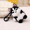 Cute Dog Plush Keychain Cartoon Stuffed Animal Puppy Charm Bag Pendant Backpack Hanging Decoration Key Holder Gifts