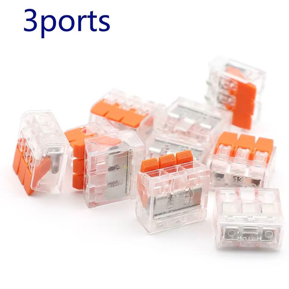 10Pcs AWG24-12 Quick Terminal Block 2/3/4/5 Pins Wire Connector Terminals