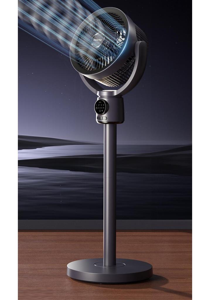 110V Smart Air Circulator Floor Fan with Voice Control & Timer