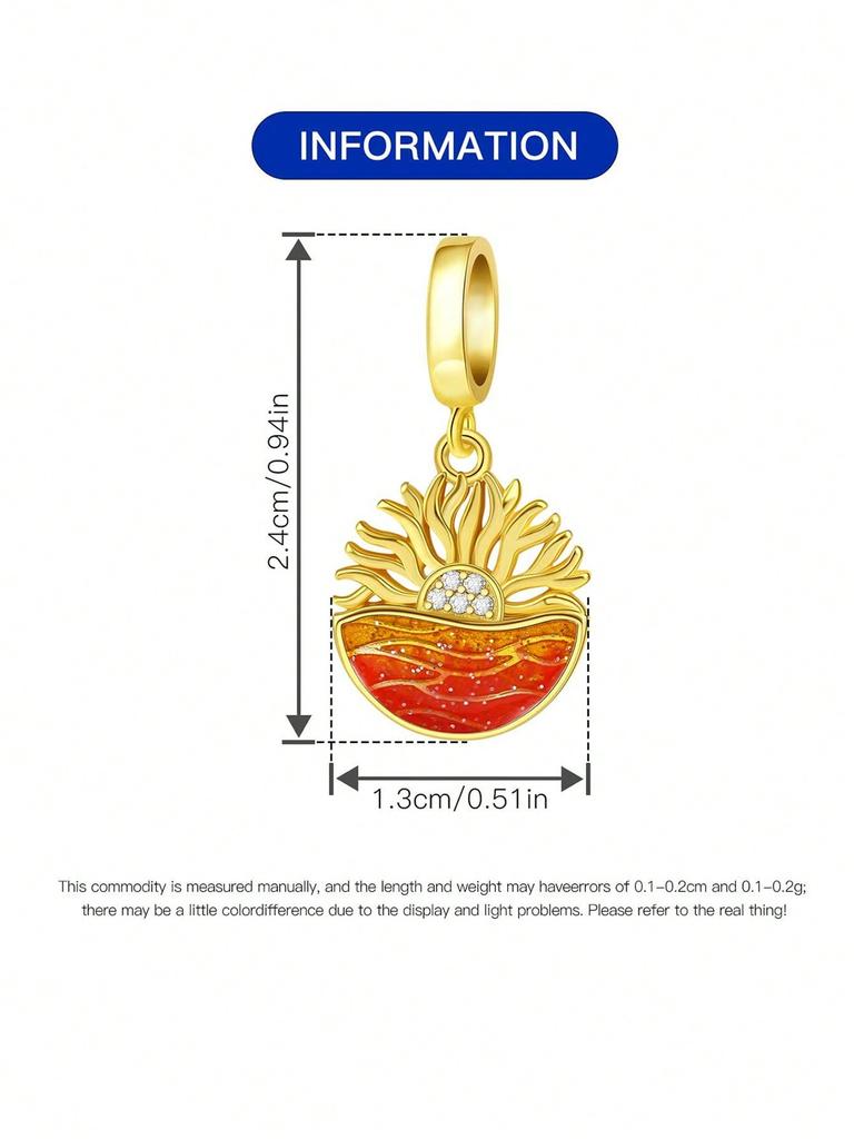 Charms Plata Copper Colors Sun Moon Stars Clips And Spacers Beads Pendant For Original Bracelet For Women Diy Jewelry Love Gift