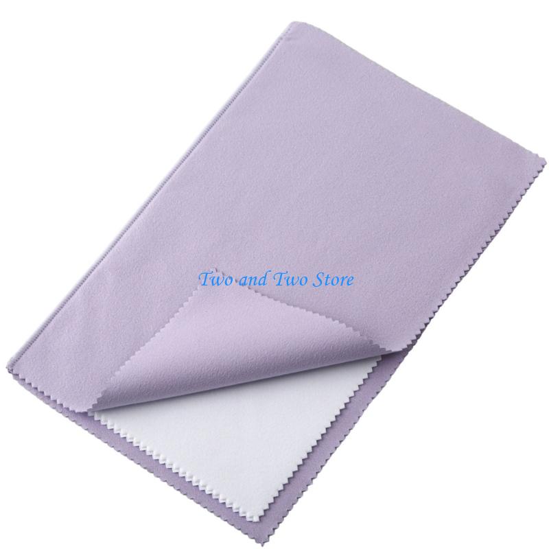 HX6F Professional Multilayer Silver Polishing Rag Silver Restoration Fabric for Delicate Necklace Ring and Other Fine Jewelry