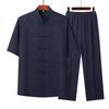 Men's Short Sleeve Chinese Tang Suit Set