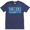 26 Nirvana T Shirt Nevermind Band Logo New Official Unisex Navy Blue Unisex T-Shirt