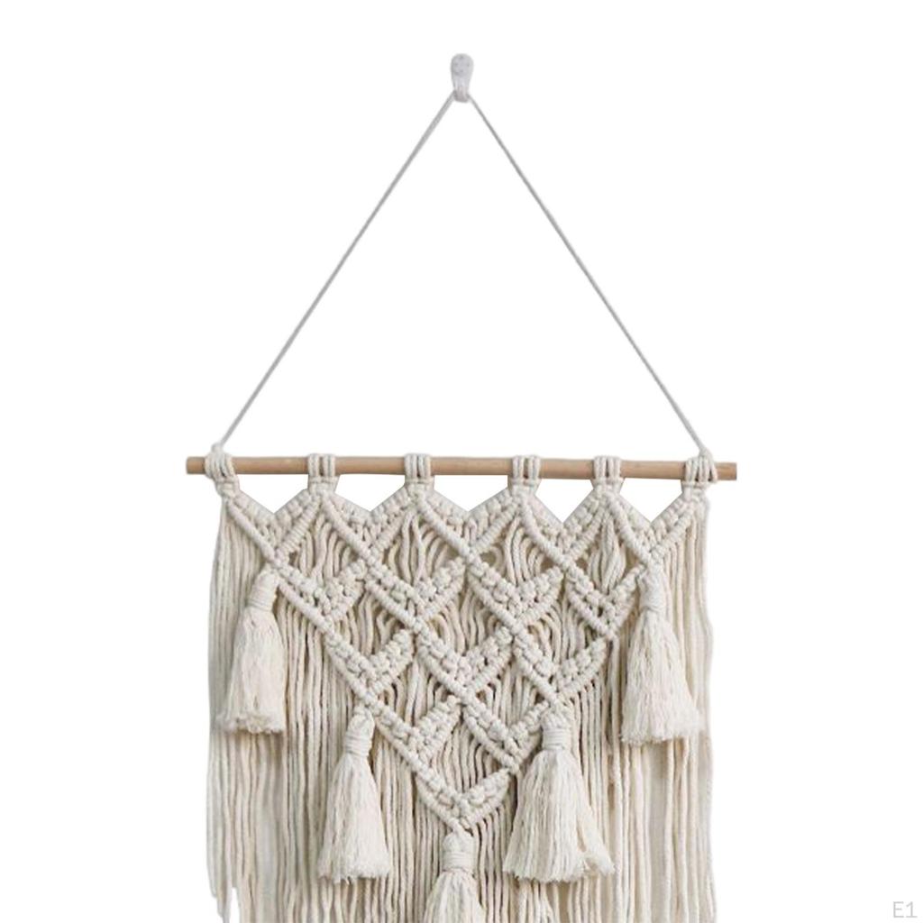 Boho Macrame Wall Decor - Handcrafted Tapestry for Home and Living Room
