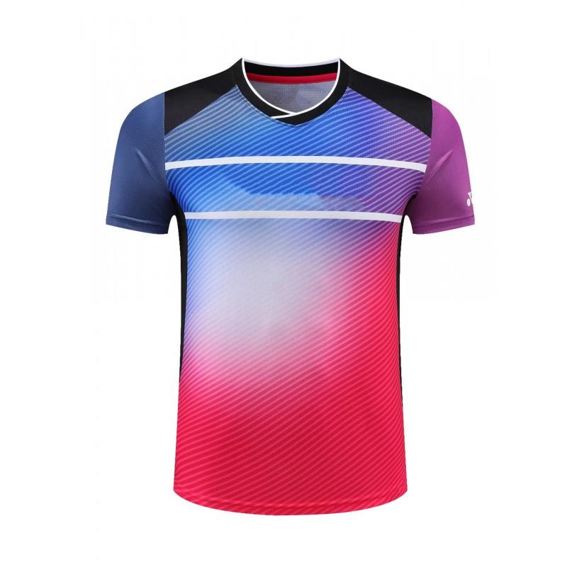 Mens Womens Quick-Dry Tennis Badminton Sport T-Shirt Breathable Training Competition Shirt Custom Print