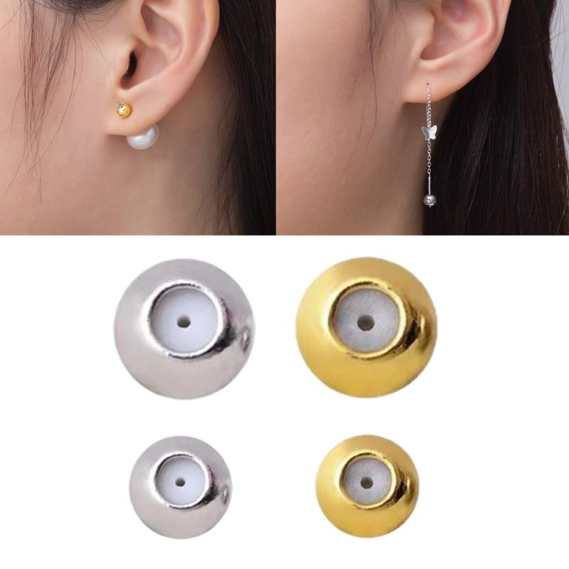 Pack of 20 Earring Backs Ear Jewelry Replacement Earring Plugs Earrings Part Metal Texture Suitable for Daily Party Use