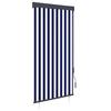 Exterior Blind - Roller Blind - 100 X 250 Cm - Blue and White - Manual UV Protection