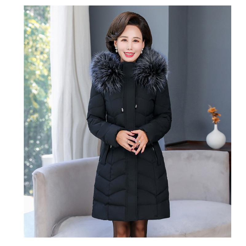Fattened Plus Size Cotton-padded Clothes, Women's Medium and Long Plus Size Cotton-padded Clothes, Cotton-padded Jackets, Winter Jackets.