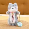 Cuddly Stuffed Plush Cat Keychain Soft Plush Cat Plush Doll Keyring  Girls Gifts