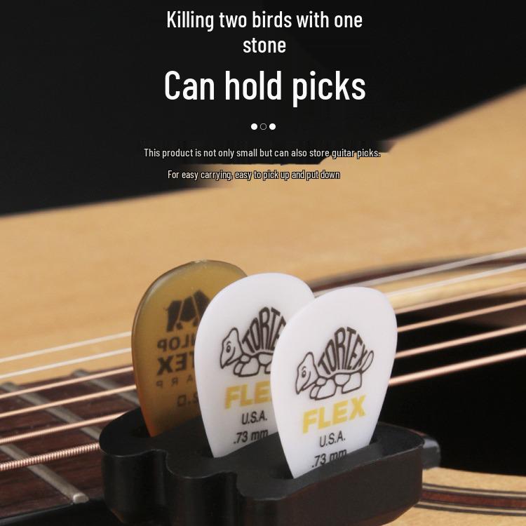 Guitar Pick Storage Suction Cup Clip - Anti-Lost, Large Capacity Holder