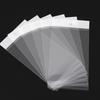 100pcs Transparent Self Adhesive Packaging Bag Plastic Hanging Opp Pouches Seal Gift Bags for Jewelry Display Retail Packing