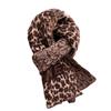Leopard Print Scarf Women's Winter Autumn and Winter Atmosphere New Couple Scarf Warm and Thickened Korean Versatile