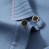 MONTAGUT Men's Silk Blend Brushed Polo Shirt