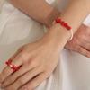 Coral & Pearl Bracelet