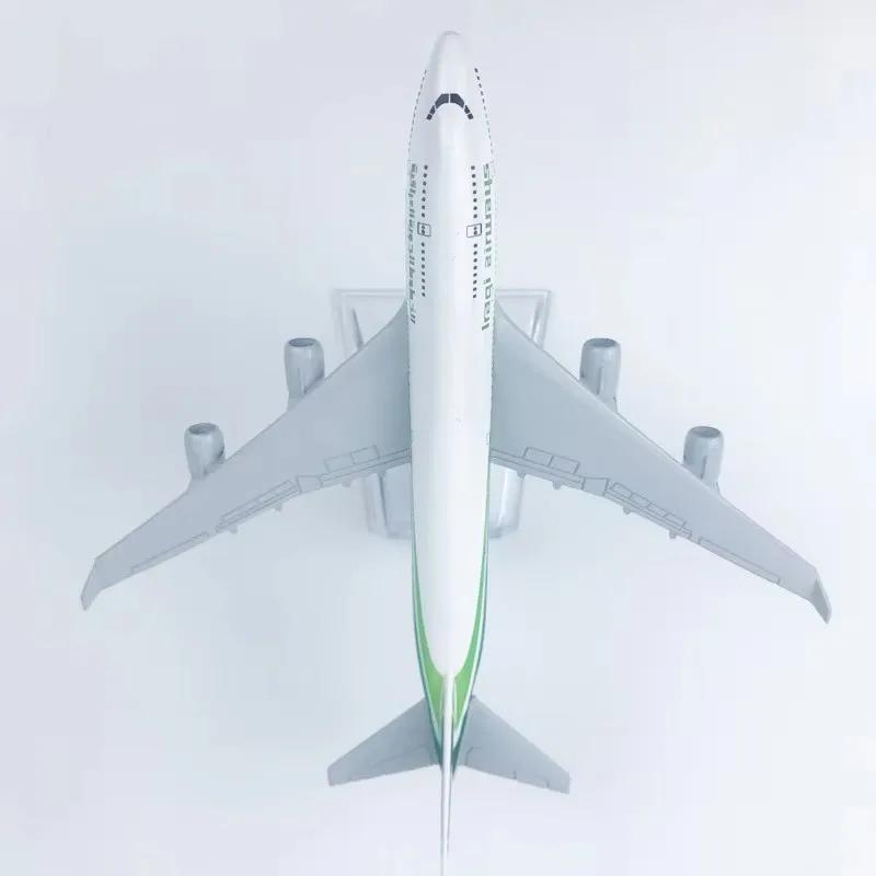 16cm 1:400 Scale 747 Alloy Metal Aircraft Model Iraqi Airways B747 With Aircraft Stand Collectible Gift Display Model Ornaments