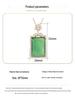 Aieryuan Chinese Ethnic Jade Pendant Necklace - Natural Green Chalcedony Peaceful Square for Men and Women
