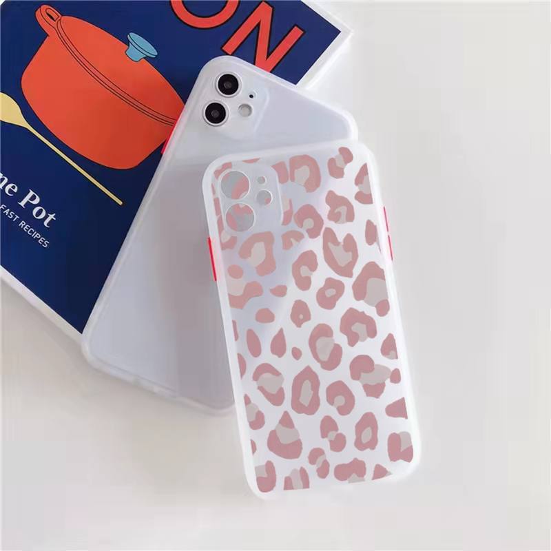 Iphone 11 Leopard Case Zebra Cow Stripe Pattern Print Transparent Phone Cases For Iphone 11 13 12 7 8 Plus Mini X Xs Xr Pro Max