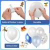 Blue Winter Snowflake Balloon Scene Arch Theme Girls Party Balloon Package Wedding Arrangement