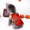 Dog Tang Clothing Spring and Summer Thin Pet Clothing Teddy Bi Xiong New Year's Wedding Dress Cat Chinese Cheongsam Hanfu