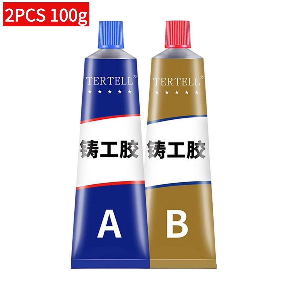 2-10Pcs Metal Repair Adhesive High Strength Bonding Sealant Weld Seam Adhesive Heat Resistance Strong Casting AB Glue Sealant