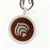 Simulation Clicker Key Chain 3D Printed Coffee Calming Keychain Finger Button Pendant  Bag Pendant