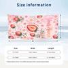 Floral Garden Theme Beach Towel Personalized Custom Name & Text Soft Quick Dry Beach Towel for Swimming Travel