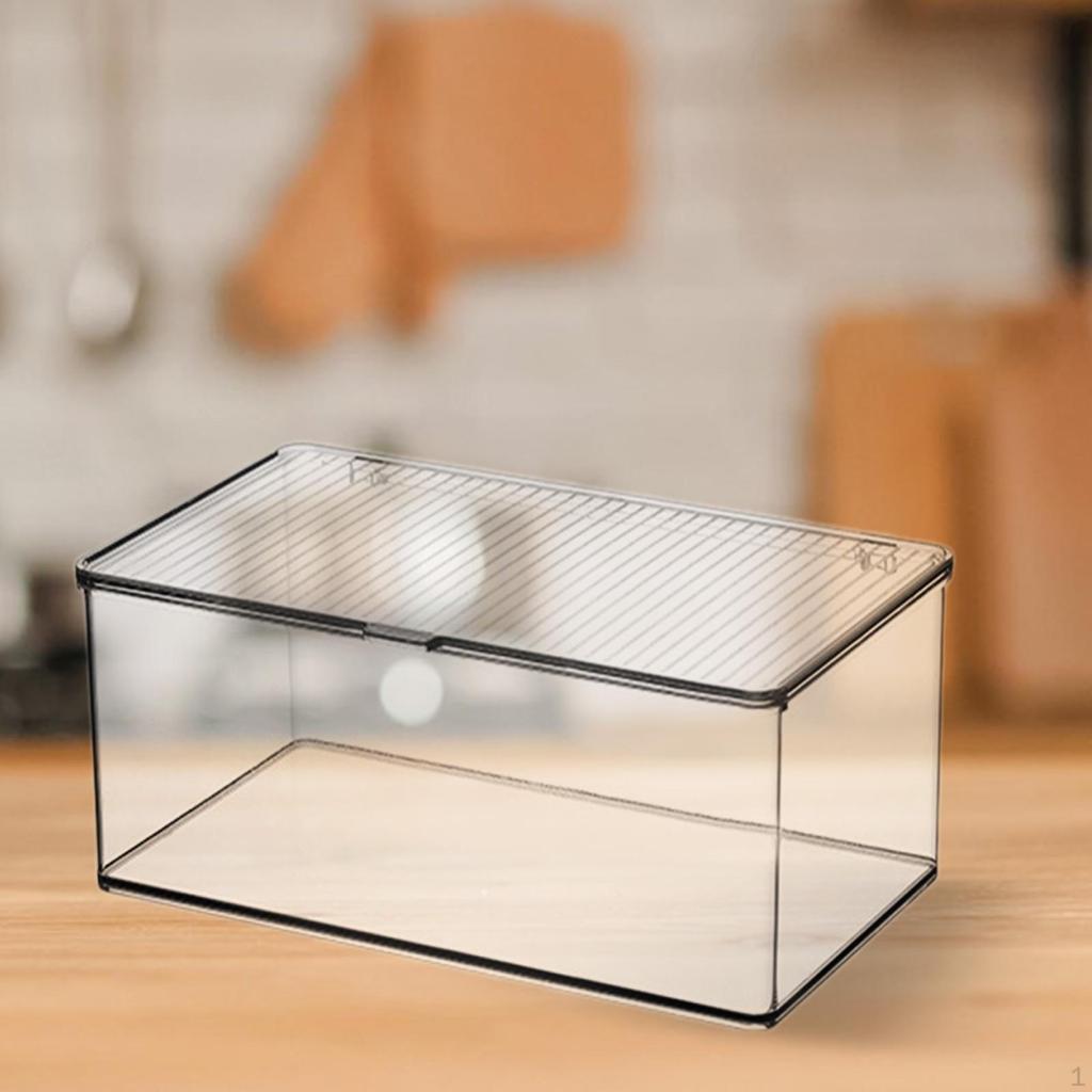 Organizer Bin Tekopp Förvaringslåda Dammtät Dispenser Robust Diverse Saver för
