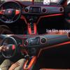 Honda XRV Vezel Gear Shift Console Carbon Fiber Interior Stickers