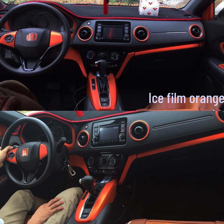 Honda XRV Vezel Gear Shift Console Carbon Fiber Interior Stickers