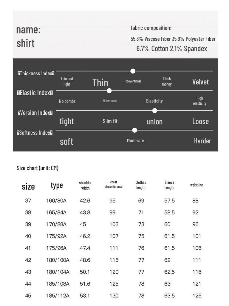 CAIZI Men's Merino Wool Blend Business Casual Long-Sleeve Shirt