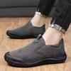 Casual Men's High Top Workwear Shoes, Dirt Resistant and Waterproof Boots, Retro Suede Men's Boots