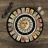 Tarot Card Astrology Pendulums Mat Mouse Pad Tarots Antiskid Rubber Mat Altars Tarots Card Pad for Party Board Game