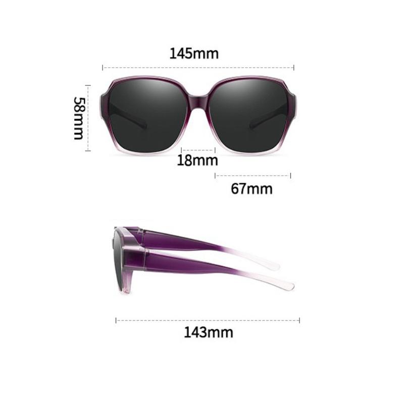 Non-polarized Fashion Vintage Square Women Men Sunglasses Outdoor Travel Fit Over Women Sun Glasses for Sports